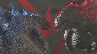 Godzilla VS Kaizilla Size Comparison Animation !