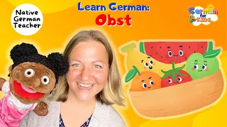 Fun and Easy German Beginners Lesson for Kids | Fruits in German