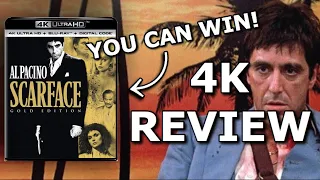 SCARFACE 4K UHD BLU-RAY REVIEW & GIVEAWAY!!!