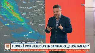 ¿Llueve siete días en Santiago? el pronóstico del tiempo