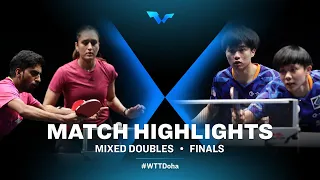 Manika B./Sathiyan G. vs Chen I. C./Lin Y. J. | XD | WTT Contender Doha 2022 (Final)