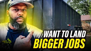 How To Land Bigger Jobs ? || Big Money With Full House Clean Out