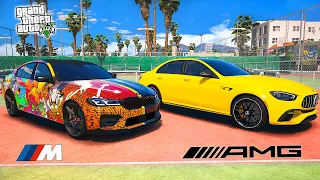 БИТВА АВТОПИЛОТОВ В ГТА 5 ОНЛАЙН! BMW M5 F90 ПРОТИВ МЕРСЕДЕСА E63 AMG! (ОБНОВЛЕНИЕ RADMIR GTA 5 RP)