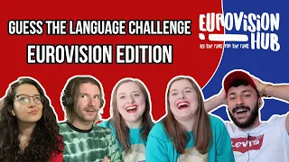 Guess The Language Challenge (Eurovision Edition) Part 1