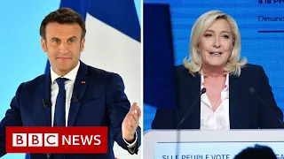 Macron and Le Pen go head-to-head over economy in French election - BBC News