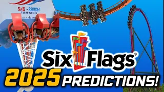 3 MAJOR New Coasters Coming To The Six Flags Theme Parks In 2025?