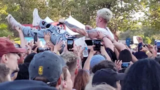 Yungblud w/ Machine Gun Kelly- "I Think I'm OK" 2019 Warped Tour 25 Mountain View, CA, 7/21/2019