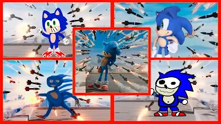 Sonic The Hedgehog Movie - 9 Million Steps Today All Designs Compilation