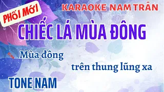 Karaoke Chiếc Lá Mùa Đông ( Bằng Kiều - Hoàng Anh Khang)  Tone Nam | Nam Trân