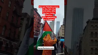"There is only one solution, intifada revolution!," chant Palestine supporters in New York City.