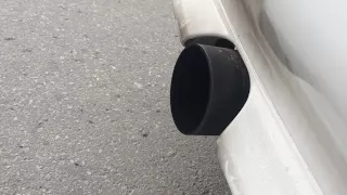 BMW E39 530d Exhaust sound straight pipe no cat