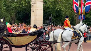 Horse Carriages Of Young Royals Arriving at King’s Birthday!