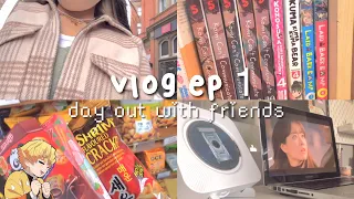 🍡 vlog 1 :: day out with friends, manga, boba, demon slayer movie, kdrama ‘ ᵕ̈ ˒