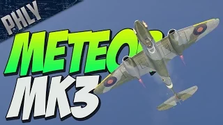 METEOR MK 3 AT 7.0 ( War Thunder Jet Gameplay)