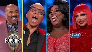 RuPaul And Drag Race Family On Celebrity Family Feud - BEST BITS!