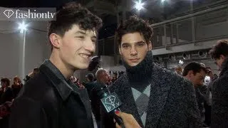 Fendi Backstage w/Male Models | Fall/Winter 2013-14 Milan Men's Fashion Week | FashionTV