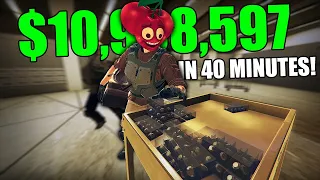 $10,998,597 In 40 Minutes ish (without loading time), Casino Heist With Replay Glitch