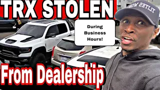 Brazen Thieves Steal Ram TRX From Dealership During Business Hours!