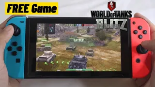 FREE Game! World of Tanks Blitz Gameplay Nintendo Switch Handheld
