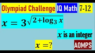 IQ Math - Math Olympiad Problems - Nice tricks - Math to think better - Enhance your IQ - AOMPS