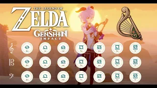 Zelda's Lullaby (Sunset) - Genshin Impact (Windsong Lyre)