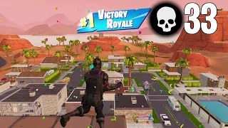 33 Elimination Solo vs Squads Gameplay “Build” Win (Fortnite OG)