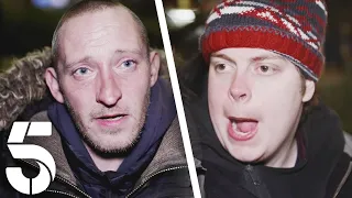 Rich Kid Meets An Alcoholic Homeless Man | Rich Kids Go Homeless | Channel 5