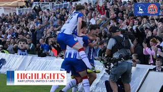 Pools claim comfortable win in front of TV cameras 📺 | Hartlepool United 3-1 AFC Fylde