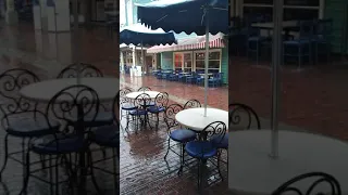 Disneyland rain