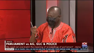 Parliament vs police: Previous speakers established some practices and procedures - Dr Dominic Ayine