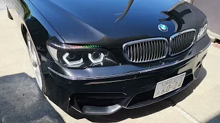 BMW  7シリーズ　E65 E66 Custom Headlight 加工　ヘッドライト