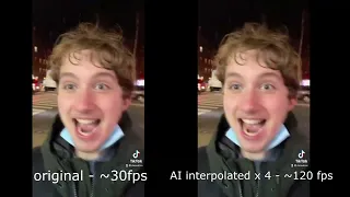 AI Interpolation x 4 Example/Test