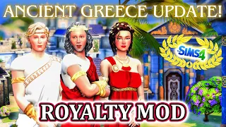 ROYALTY MOD: Ancient Greece Update Overview | The Sims 4