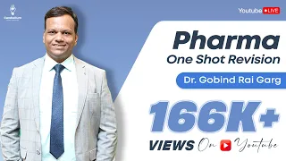 Pharma One Shot Revision by Dr. Gobind Rai Garg | Cerebellum Academy