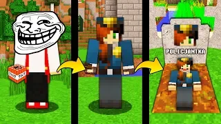 JAK TROLLOWAĆ POLICJANTKĘ W MINECRAFT! || MINECRAFT TROLL!