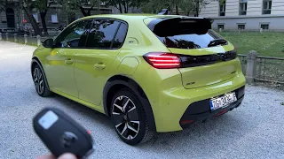 New PEUGEOT 208 (48V HYBRID) 2024 FACELIFT - EVENING POV test drive in the city