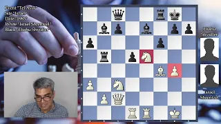 Beautiful Positional Play || Israel Shrentzel vs Eliahu Shvidler || 1985