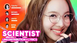 TWICE - SCIENTIST (Line Distribution + Lyrics Karaoke) PATREON REQUESTED