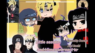 Little sasuke and Himawari react to timeskip Boruto and Itachi (My Au)