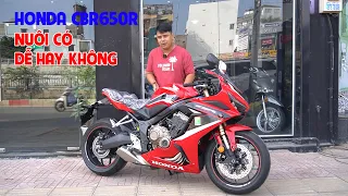 Chi phí nuôi Honda CBR650R 4 máy, rẻ hay mắc?