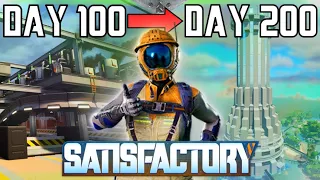 I spent ANOTHER 100 days in Satisfactory... This is what happened! [Days 100-200]