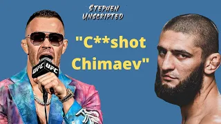 Colby Covington Is Told Khamzat Chimaev Isn't Pronounced 'C**shot' Chimaev