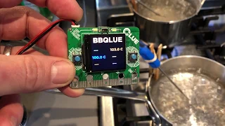 Salt Water Boiling demo CLUE Temperature Sensor Display @adafruit @johnedgarpark #adafruit