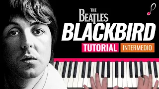 Como tocar "Blackbird"(The Beatles) - Piano tutorial y partitura