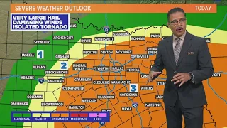 DFW Weather: Storm and severe weather chances Thursday