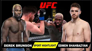 HIGHLIGHT UFC || DEREK BRUNSON VS EDMEN SHAHBAZYAN