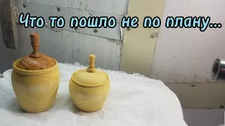 Сахарница и солонка из каштана и липы. #токарка #посудаиздерева #подарок #woodturning