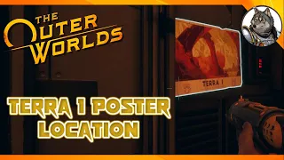 THE OUTER WORLDS - Terra 1 Poster Location (Ship Decoration Item)