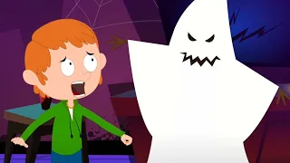 Вы не можете бежать Его Хэллоуин мультфильм песня для детей