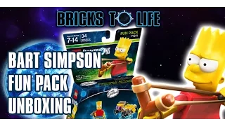 Bart Simpson Fun Pack Unboxing - Lego Dimensions
